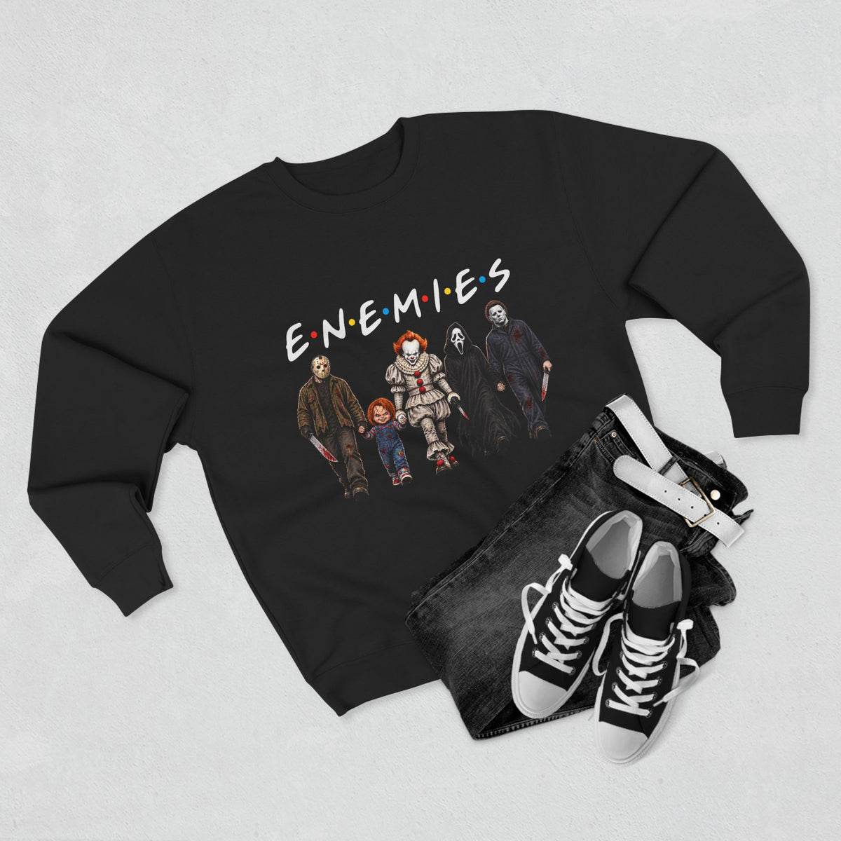 “ENEMIES” Unisex Crewneck Sweatshirt