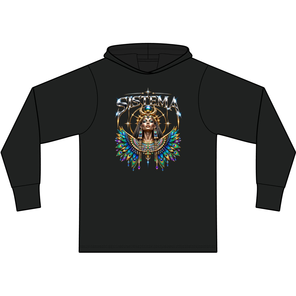“iSiS “ Grahic Hoodie Black